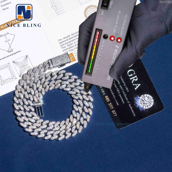 10mm hip hop fashion jewelry wholesale gold plated cubana men moissanite diamond iced out necklaces cuban link chain, Silver
10mm hip hop fashion jewelry wholesale gold plated cubana men moissanite diamond iced out necklaces cuban link chain, Silver