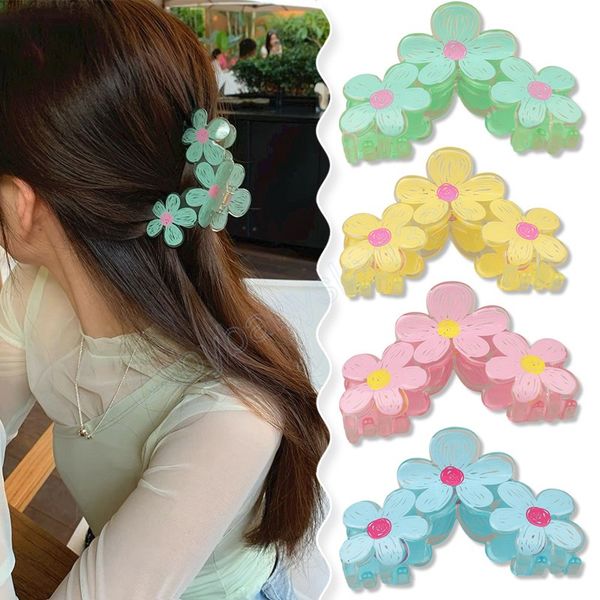 summer women girls acrylic hairpins fashion new style casual big size beautiful flowers hair claw ponytail clips accessories, Slivery;white
summer women girls acrylic hairpins fashion new style casual big size beautiful flowers hair claw ponytail clips accessories, Slivery;white