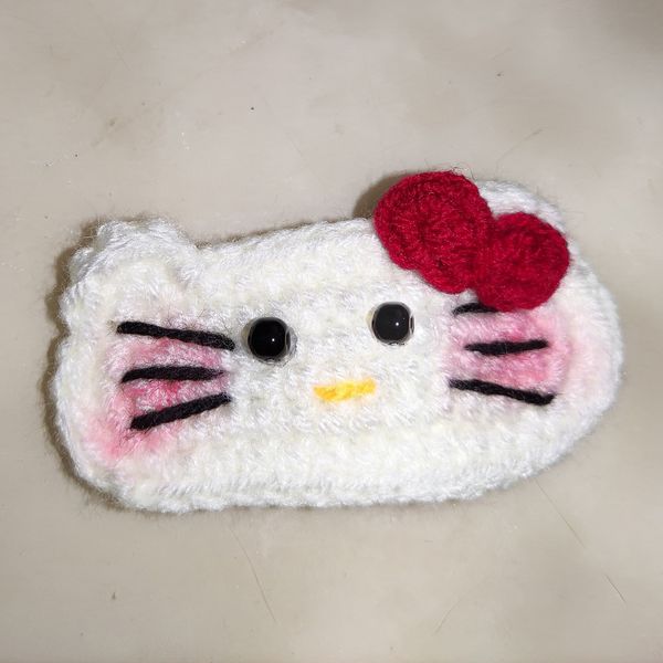 baby kids' clips knitted cute animal cartoon baby girl's hairclips, Blue