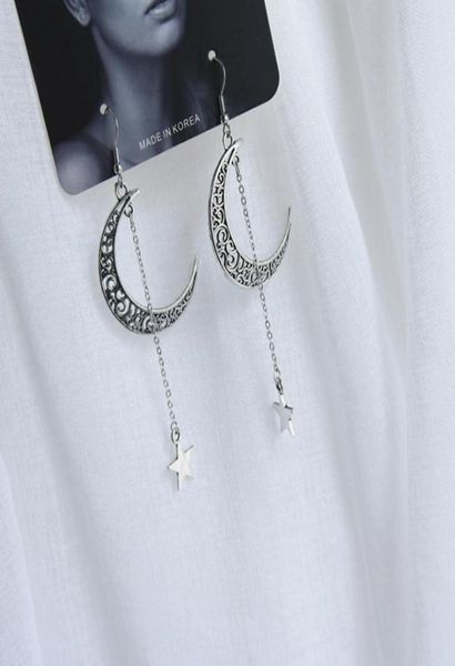 new fashion gothic retro punk moon star charm earrings handmade statement dangle earrings women earrings4479219, Golden
new fashion gothic retro punk moon star charm earrings handmade statement dangle earrings women earrings4479219, Golden