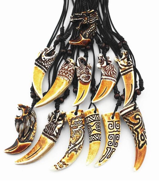 whole 50pcslot necklaces mix lot imitated bone resin pendant rope chain necklace punk fashion jewelry ethnic style tribal ani2722331, Silver
whole 50pcslot necklaces mix lot imitated bone resin pendant rope chain necklace punk fashion jewelry ethnic style tribal ani2722331, Silver
