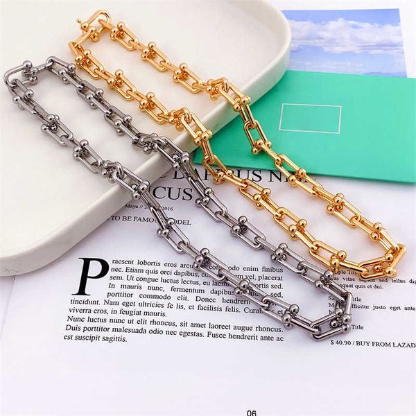 high-quality tiffayffay hip hop horseshoe chain u-shaped necklace light luxury personality net red clavicle tiffaytanium steel thick men, Golden;silver
high-quality tiffayffay hip hop horseshoe chain u-shaped necklace light luxury personality net red clavicle tiffaytanium steel thick men, Golden;silver