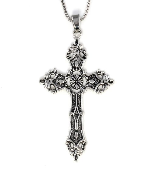 20pcs vintage cross pendant necklace men women long chain gothic jewelry accessories4329229, Silver
20pcs vintage cross pendant necklace men women long chain gothic jewelry accessories4329229, Silver
