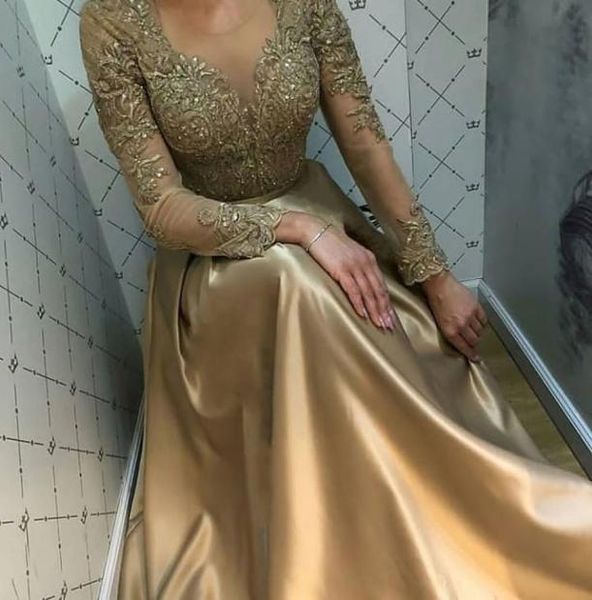elegant women formal party dresses sheer illusion neck plus size arabic muslim gold lace long sleeves evening prom dresses go2789513, Black;red
elegant women formal party dresses sheer illusion neck plus size arabic muslim gold lace long sleeves evening prom dresses go2789513, Black;red