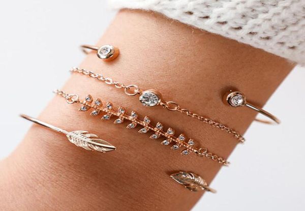 fashion women039s bracelets fashion fish bone leaves diamonds round geometric chain opening bracelet 1 set 4 pieces8710081, Golden;silver
fashion women039s bracelets fashion fish bone leaves diamonds round geometric chain opening bracelet 1 set 4 pieces8710081, Golden;silver