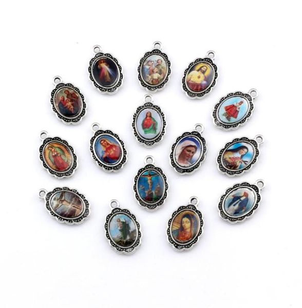 100pcs oval jesus christ icon cross alloy charms pendants for jewelry making earrings necklace diy accessories 12x 19mm a5677421712, Bronze;silver
100pcs oval jesus christ icon cross alloy charms pendants for jewelry making earrings necklace diy accessories 12x 19mm a5677421712, Bronze;silver