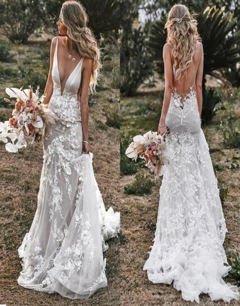 vintage mermaid spaghetti wedding dress 2021 vneck backless lace appliques 3d flowers country bridal gown plus size custom made6600832, White
vintage mermaid spaghetti wedding dress 2021 vneck backless lace appliques 3d flowers country bridal gown plus size custom made6600832, White