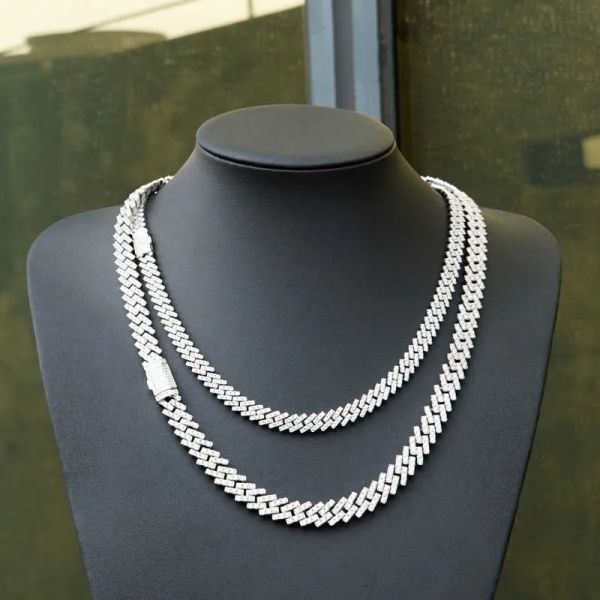 men hip hop jewelry 8mm cuban chain necklace iced out moissanite vvs cuban link chain necklace 925 sterling diamond cuban chain, Silver
men hip hop jewelry 8mm cuban chain necklace iced out moissanite vvs cuban link chain necklace 925 sterling diamond cuban chain, Silver