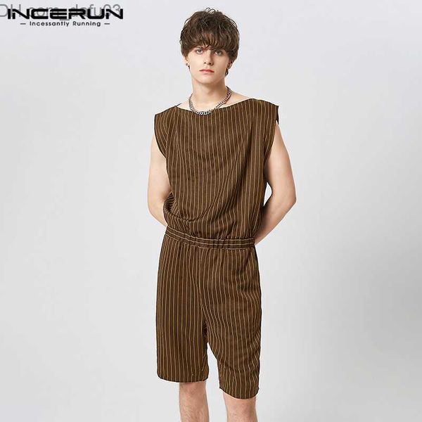 men's shorts 2023 men's jumpsuit collarless strapless elastic waist casual jumpsuit men's playsuits overalls s-5xl z230717, White;black
men's shorts 2023 men's jumpsuit collarless strapless elastic waist casual jumpsuit men's playsuits overalls s-5xl z230717, White;black