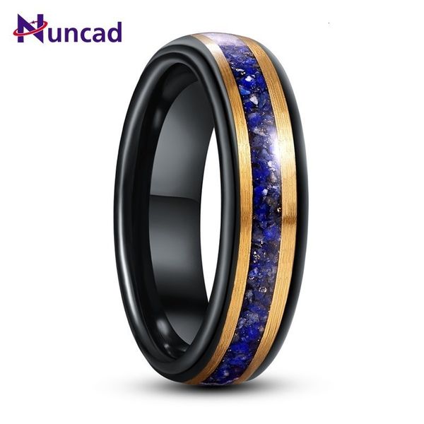 wedding rings nuncad 6mm black gold color inlaid lapis lazuli inoxidizable wedding rings for men tungsten carbide ring good quality 230717, Slivery;golden
wedding rings nuncad 6mm black gold color inlaid lapis lazuli inoxidizable wedding rings for men tungsten carbide ring good quality 230717, Slivery;golden