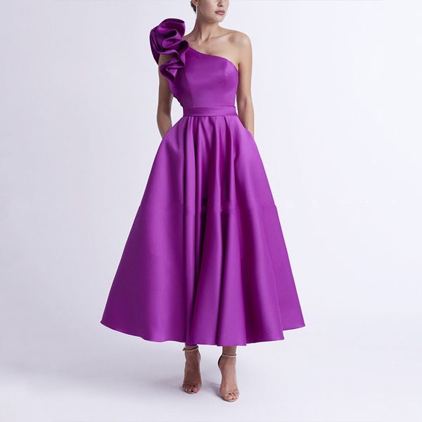 purple satin evening dress for woman with pockets ankle length a line one shoulder ruffles vintage prom formal party gowns 2023 new robe de, Black;red
purple satin evening dress for woman with pockets ankle length a line one shoulder ruffles vintage prom formal party gowns 2023 new robe de, Black;red