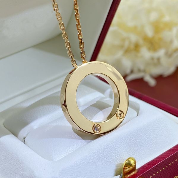 classic diamond pendant necklaces designer brand luxury 18k gold plated curb chain one rings pendant valentine's day gift luxury jewler, Silver
classic diamond pendant necklaces designer brand luxury 18k gold plated curb chain one rings pendant valentine's day gift luxury jewler, Silver