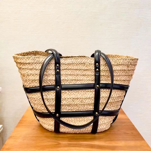 luxury rive gauche shopper designer bag handle womens men clutch basket bags weave city high capacity totes handbags fashion beach travel cr
luxury rive gauche shopper designer bag handle womens men clutch basket bags weave city high capacity totes handbags fashion beach travel cr