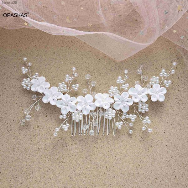 white floral hairpin side comb pearl crystal tiaras wedding bride hair jewelry girls headdress handmade hair ornament jewellery l230704, White;golden
white floral hairpin side comb pearl crystal tiaras wedding bride hair jewelry girls headdress handmade hair ornament jewellery l230704, White;golden