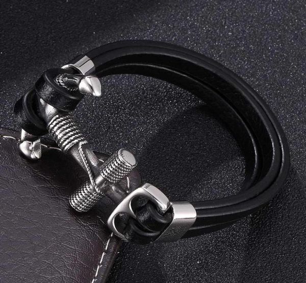 charm bracelets men trendy jewelry stainless steel cross anchor buckle leather bracelet bangles fashion male wrist band st7852500356, Golden;silver
charm bracelets men trendy jewelry stainless steel cross anchor buckle leather bracelet bangles fashion male wrist band st7852500356, Golden;silver
