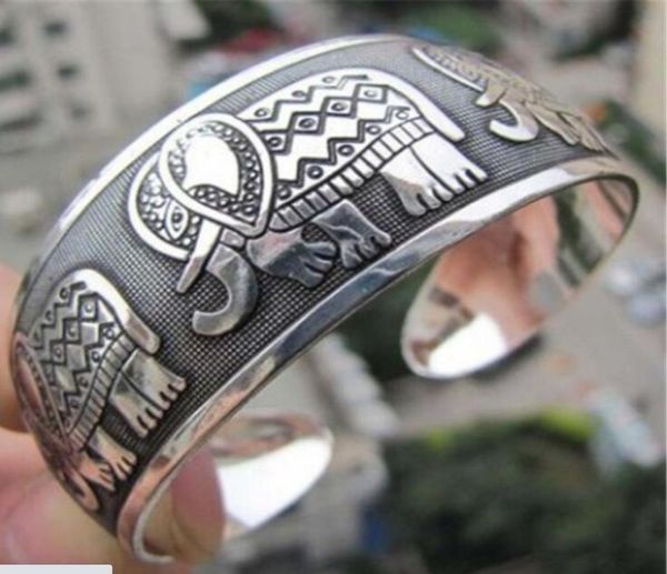 vintage tibetan tibet elephant silver plated bracelets charming elegant round metal cuff bangles ps05633117087, White
vintage tibetan tibet elephant silver plated bracelets charming elegant round metal cuff bangles ps05633117087, White