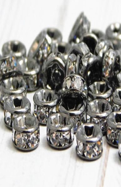 bulk lots 50 pcs gun black metal with clear crystal rondelle rhinestone beads spacer findings for jewelry making in 6mm5221527
bulk lots 50 pcs gun black metal with clear crystal rondelle rhinestone beads spacer findings for jewelry making in 6mm5221527