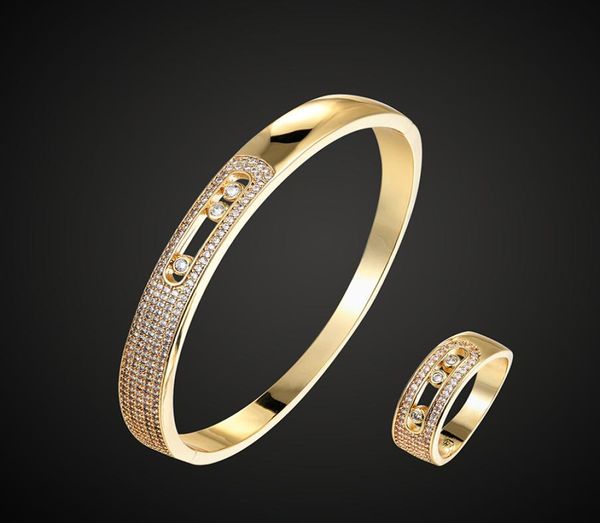 luxury micro pave setting bangle with ring wedding jewelry sets bracelet women aneis pulseira bijoux3198241, Black
luxury micro pave setting bangle with ring wedding jewelry sets bracelet women aneis pulseira bijoux3198241, Black