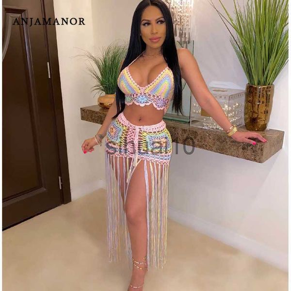 women's two piece pants anjamanor crochet tassel two piece skirt set beach dress suit summer outfit womens 2023 2 piece matching sets d, White
women's two piece pants anjamanor crochet tassel two piece skirt set beach dress suit summer outfit womens 2023 2 piece matching sets d, White