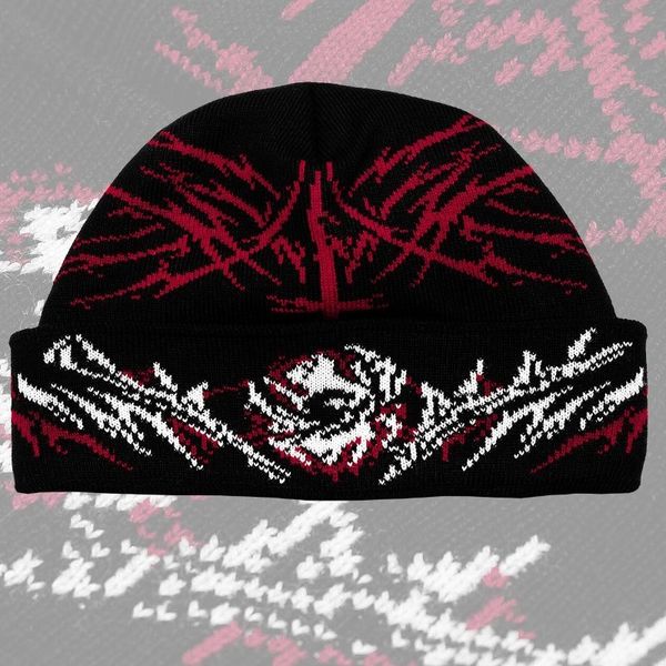 beanie/skull caps gothic grunge creative irregular pattern knitted warm men's caps aesthetic y2k punk hip-hop streetwear beanies hat 23, Blue;gray
beanie/skull caps gothic grunge creative irregular pattern knitted warm men's caps aesthetic y2k punk hip-hop streetwear beanies hat 23, Blue;gray