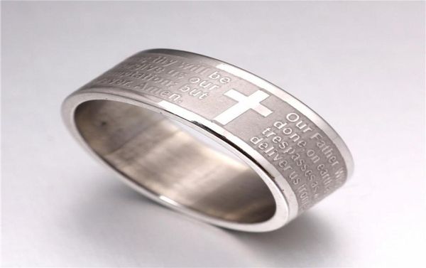 new 30pcslot silver the english lord039s prayer etching stainless steel men039s jewelry rings whole lots1326829
new 30pcslot silver the english lord039s prayer etching stainless steel men039s jewelry rings whole lots1326829