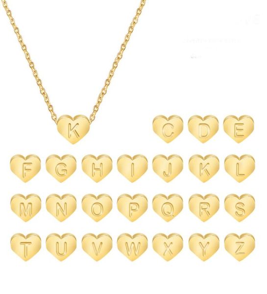 stainless steel initial name necklace az alphabet letter love heart necklaces women jewelry7643283, Silver
stainless steel initial name necklace az alphabet letter love heart necklaces women jewelry7643283, Silver