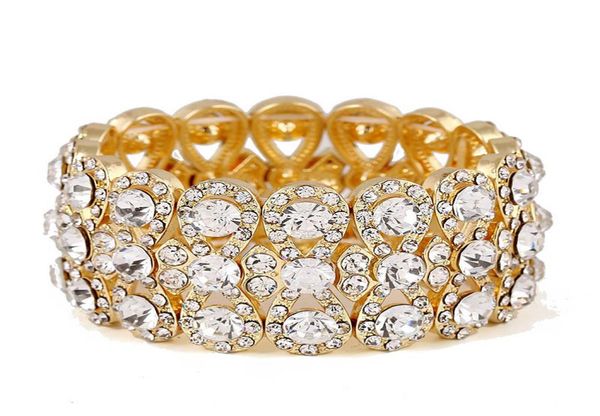 wedding jewelry luxury full crystal rhinestones gold color bracelets for women bride stretch rope wide bracelets bangles6226532, Golden;silver
wedding jewelry luxury full crystal rhinestones gold color bracelets for women bride stretch rope wide bracelets bangles6226532, Golden;silver