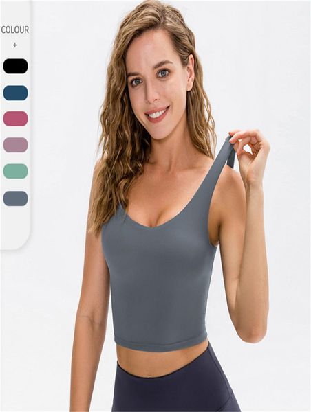 undefinedlu women yoga wear tank female nude sense tight high elastic fitness bra running shockproof sports underwear with chest pad8859580
undefinedlu women yoga wear tank female nude sense tight high elastic fitness bra running shockproof sports underwear with chest pad8859580