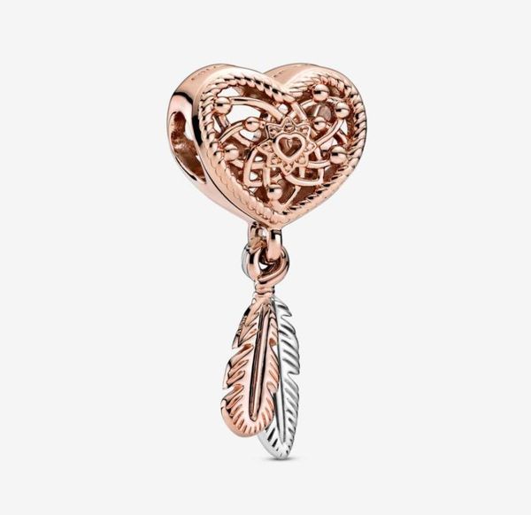 100 925 sterling silver openwork heart two feathers dreamcatcher charm fit original european charm bracelet fashion jewelry acc8901317, Bronze;silver
100 925 sterling silver openwork heart two feathers dreamcatcher charm fit original european charm bracelet fashion jewelry acc8901317, Bronze;silver