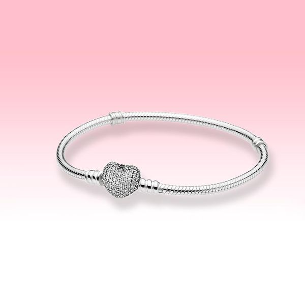 925 sterling silver bracelets diy jewelry for moments sparkling heart clasp chain charms bracelet with original box for women8156938, Golden;silver
925 sterling silver bracelets diy jewelry for moments sparkling heart clasp chain charms bracelet with original box for women8156938, Golden;silver