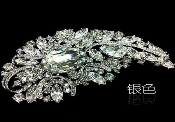 49 inch huge size elegant style rhinestone crystal diamante brooch wedding bridal jewelry gifts 16 colors available7760072, Gray
49 inch huge size elegant style rhinestone crystal diamante brooch wedding bridal jewelry gifts 16 colors available7760072, Gray