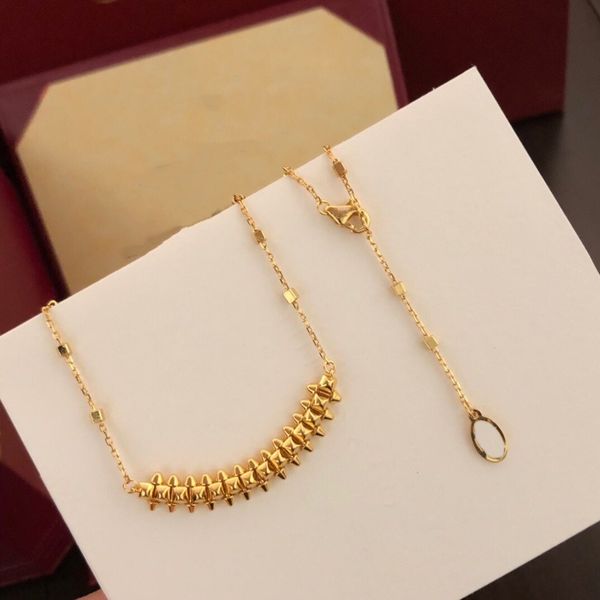 925 silver necklace women's gift box carti necklace pendant women's fashion jewelry exquisite craftsmanship brand logo classic des
925 silver necklace women's gift box carti necklace pendant women's fashion jewelry exquisite craftsmanship brand logo classic des