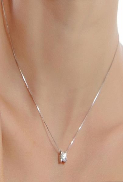 shiny crystal pendant necklace for women with 45cm box chain luxurious big cubic zirconia necklace female square stone s2007406383, Silver 
shiny crystal pendant necklace for women with 45cm box chain luxurious big cubic zirconia necklace female square stone s2007406383, Silver
