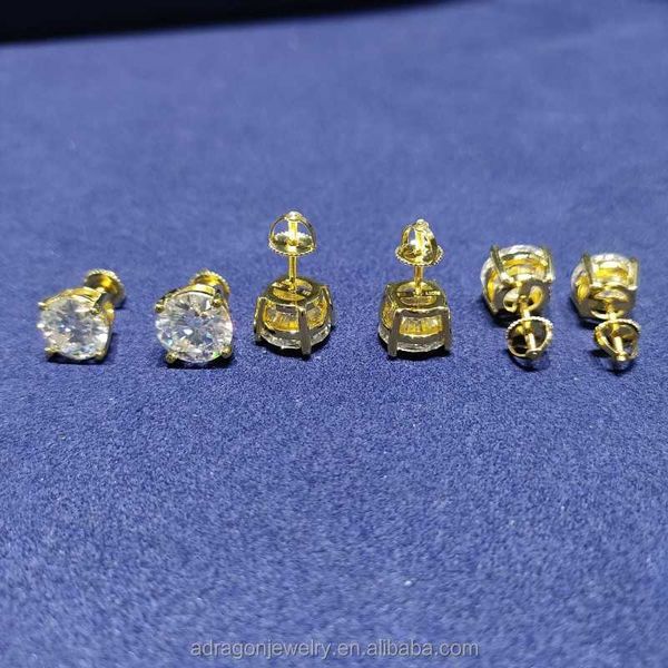 factory price gra certificate 925 sterling silver 9mm 3ct vvs moissanite stud earrings for women men, Golden
factory price gra certificate 925 sterling silver 9mm 3ct vvs moissanite stud earrings for women men, Golden