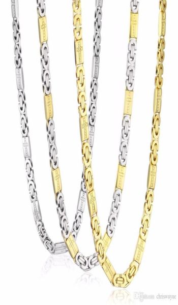 stainless steel necklace mens chain byzantine carved cross men jewelry gold silver tone 8mm width 55cm length 22inch5098767
stainless steel necklace mens chain byzantine carved cross men jewelry gold silver tone 8mm width 55cm length 22inch5098767