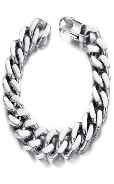 101214mm curb cuban stainless steel bracelet mens chain clasp link bracelets silver tone jewelry gift promotion8431885, Black
101214mm curb cuban stainless steel bracelet mens chain clasp link bracelets silver tone jewelry gift promotion8431885, Black