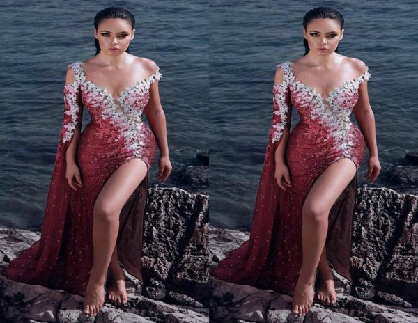 arabic evening dresses 2019 one shoulder thigh high slits beaded prom gowns lace appliques special occasion dress3381447, Black;red
arabic evening dresses 2019 one shoulder thigh high slits beaded prom gowns lace appliques special occasion dress3381447, Black;red