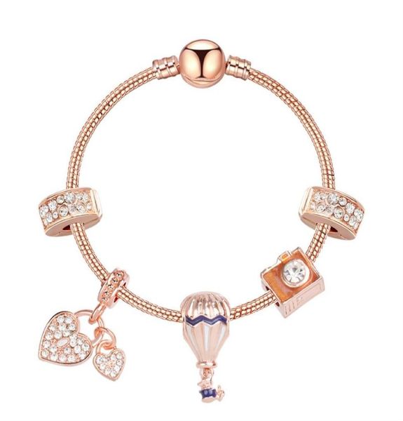 strands rose gold romantic balloon beaded bracelet diy fashion girl diamondencrusted heart pendant bracelet6471979, Black
strands rose gold romantic balloon beaded bracelet diy fashion girl diamondencrusted heart pendant bracelet6471979, Black