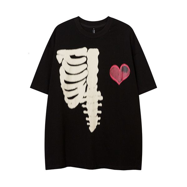 men's t-shirts love pattern skull print summer tshirts for men and women round neck hip hop oversized tees harajuku short sleeve t shir, White;black
men's t-shirts love pattern skull print summer tshirts for men and women round neck hip hop oversized tees harajuku short sleeve t shir, White;black