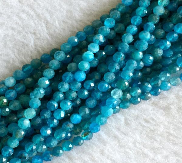 genuine natural blue apatite faceted round small beads 3mm 4mm 16quot 057397308572, Black
genuine natural blue apatite faceted round small beads 3mm 4mm 16quot 057397308572, Black