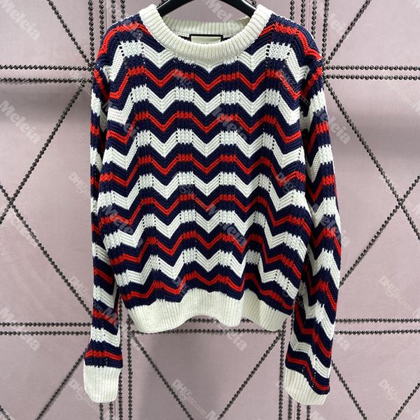 knitted sweater wave striped women sweaters designer hollow casual sweater for ladies, White;black
knitted sweater wave striped women sweaters designer hollow casual sweater for ladies, White;black