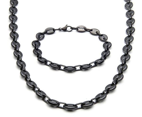 fashion jewlery 9mm wide brand new menwomen039s silverblackgolg tone stainless steel coffee bean link chain necklace bracele6744428, Silver
fashion jewlery 9mm wide brand new menwomen039s silverblackgolg tone stainless steel coffee bean link chain necklace bracele6744428, Silver