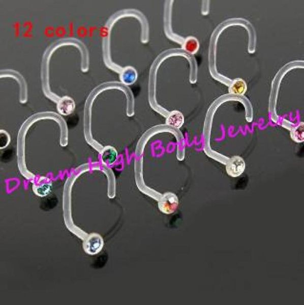 flexible nose ring stud screw clear uv acrylic 12colors gem stone retainers hide crystal body pierci5490233, Slivery;golden
flexible nose ring stud screw clear uv acrylic 12colors gem stone retainers hide crystal body pierci5490233, Slivery;golden