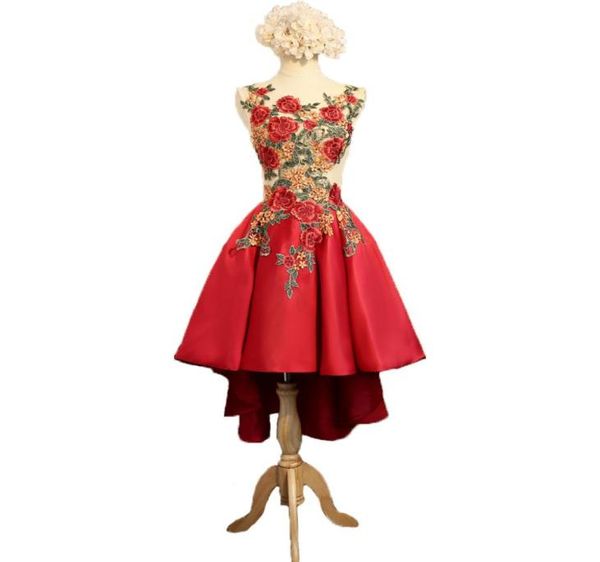 real 2020 prom dresses high low embroidery lace satin homecoming dresses sleeveless graduation party gowns semi formal dress7500019, Black
real 2020 prom dresses high low embroidery lace satin homecoming dresses sleeveless graduation party gowns semi formal dress7500019, Black