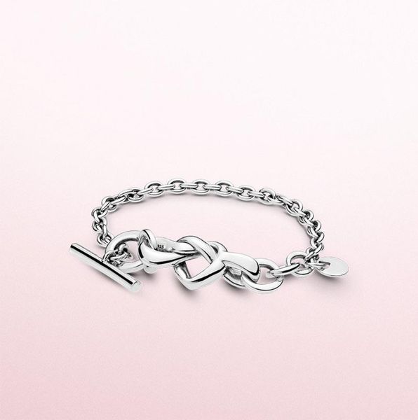 arrival sterling silver t hand chain bracelets original box for knotted heart bracelet women luxury designer bracelet4682887, Black
arrival sterling silver t hand chain bracelets original box for knotted heart bracelet women luxury designer bracelet4682887, Black