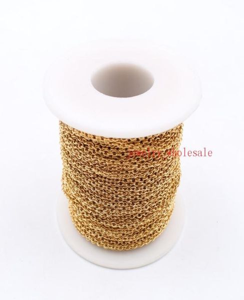 selling 50meterroll whole jewelry finding chain gold stainless steel strong thin 2mm links soldered flat link oval chain 2534662, Silver
selling 50meterroll whole jewelry finding chain gold stainless steel strong thin 2mm links soldered flat link oval chain 2534662, Silver