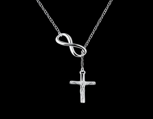 infinite lasso cross necklace lord jesus copper plated silver temperament pendants necklaces women friendship faith collar religio1057473
infinite lasso cross necklace lord jesus copper plated silver temperament pendants necklaces women friendship faith collar religio1057473