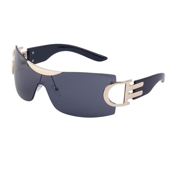 one windproof millennium sunglasses female tide european and american frameless sunglasses female, White;black
one windproof millennium sunglasses female tide european and american frameless sunglasses female, White;black