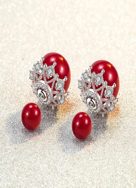 s925 sterling silver stud earrings luxury pearl lace crystal double side ol love designer ear rings earring earing jewelry4752697, Golden;silver
s925 sterling silver stud earrings luxury pearl lace crystal double side ol love designer ear rings earring earing jewelry4752697, Golden;silver