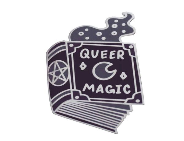 queer magic lapel pin witch pride brooch book of shadows black wicca badge lgbt gothic accessories8972936, Gray
queer magic lapel pin witch pride brooch book of shadows black wicca badge lgbt gothic accessories8972936, Gray